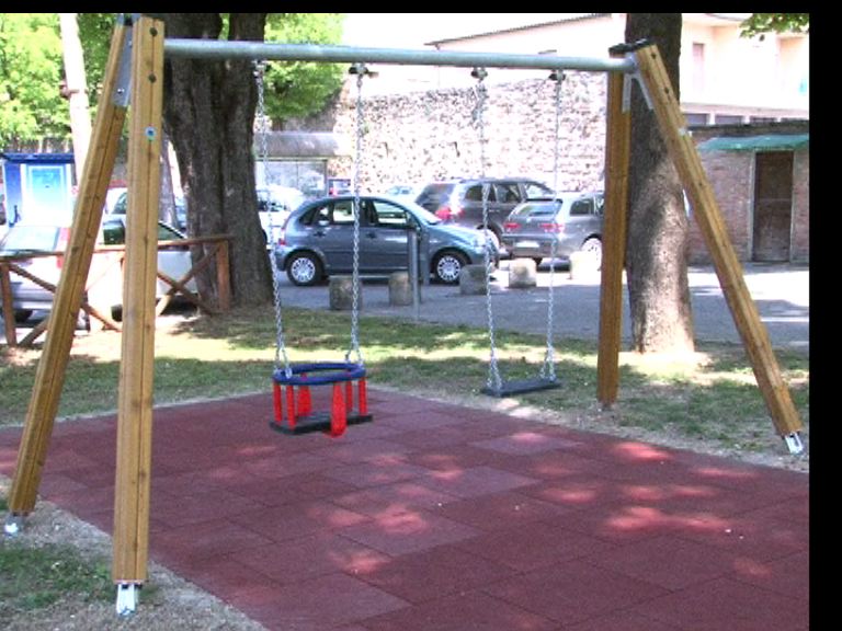 sansepolcro- giardino pubblico porta del ponte intervento valorizzazione 2010