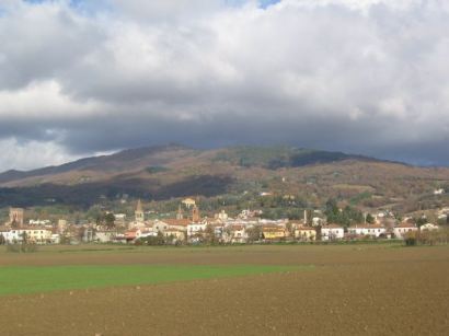 sansepolcro- valle veduta collina
