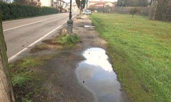 sansepolcro- parcheggio viale pacinotti allagamento