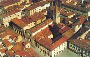 sansepolcro piazza torre di berta centro storico
