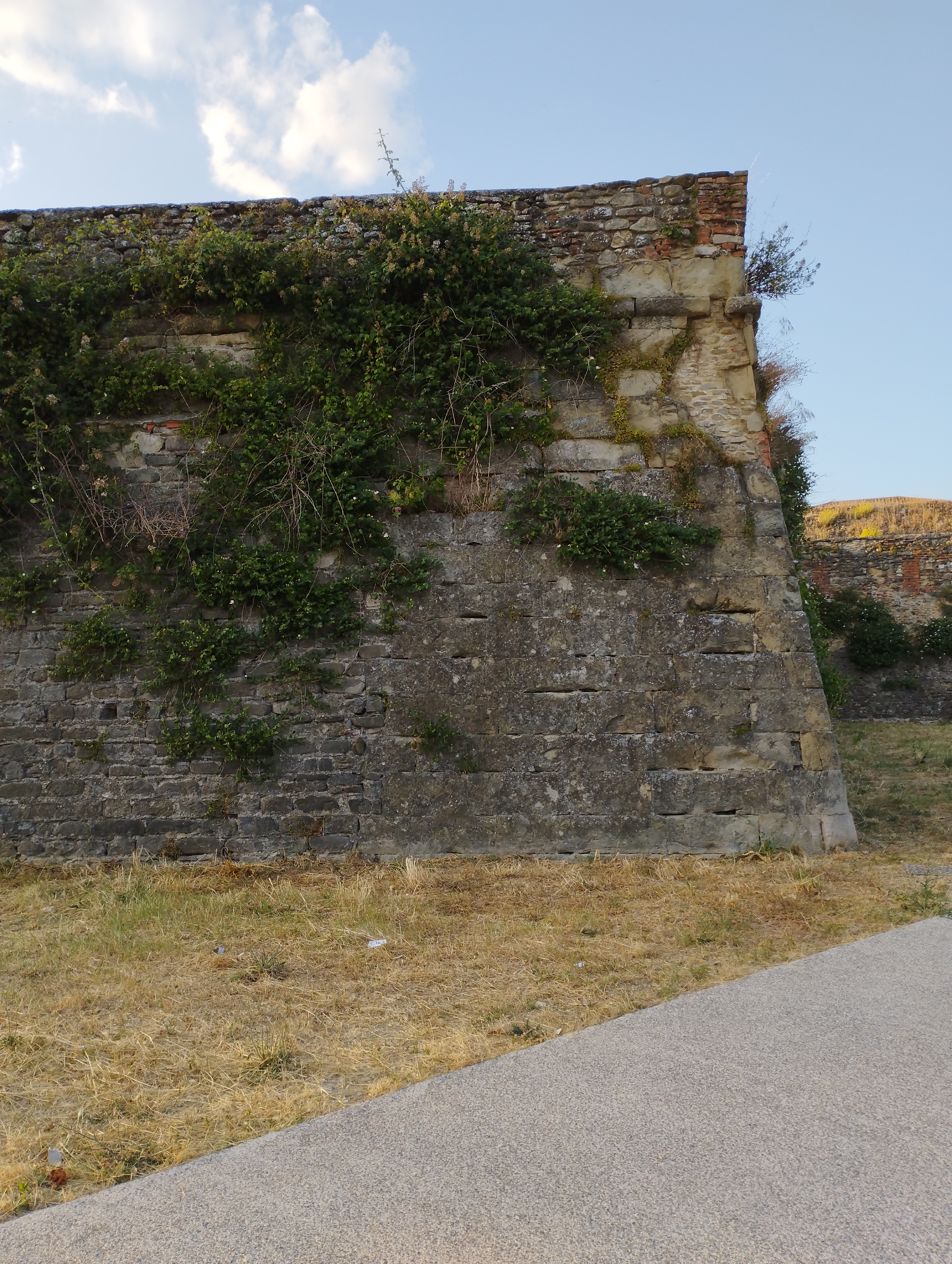 sansepolcro parcheggione porta del ponte degrado mura urbane bastione santa lucia