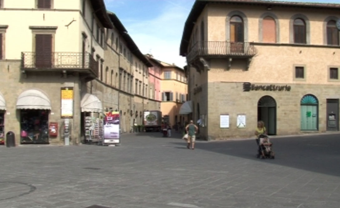 sansepolcro- piazza torre di berta via xx settembre