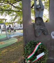 sansepolcro giardino via XXV aprile corona alloro monumento
