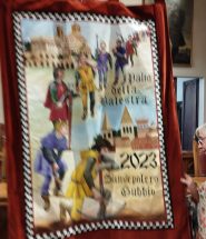 sansepolcro balesterieri drappo palio balestra
