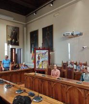 sansepolcro presentazione drappo palio belestra