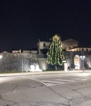 sansepolcro porta fiorentina albero di natale riproduzione natività piero della francesca