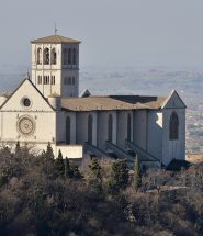 Panoramiche; Basilica di San Francesco in Assisi; Italia, Umbria, Perugia, Assisi