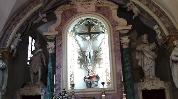 anghiari crocifisso ligneo altare maggiore chiesa del crocifisso