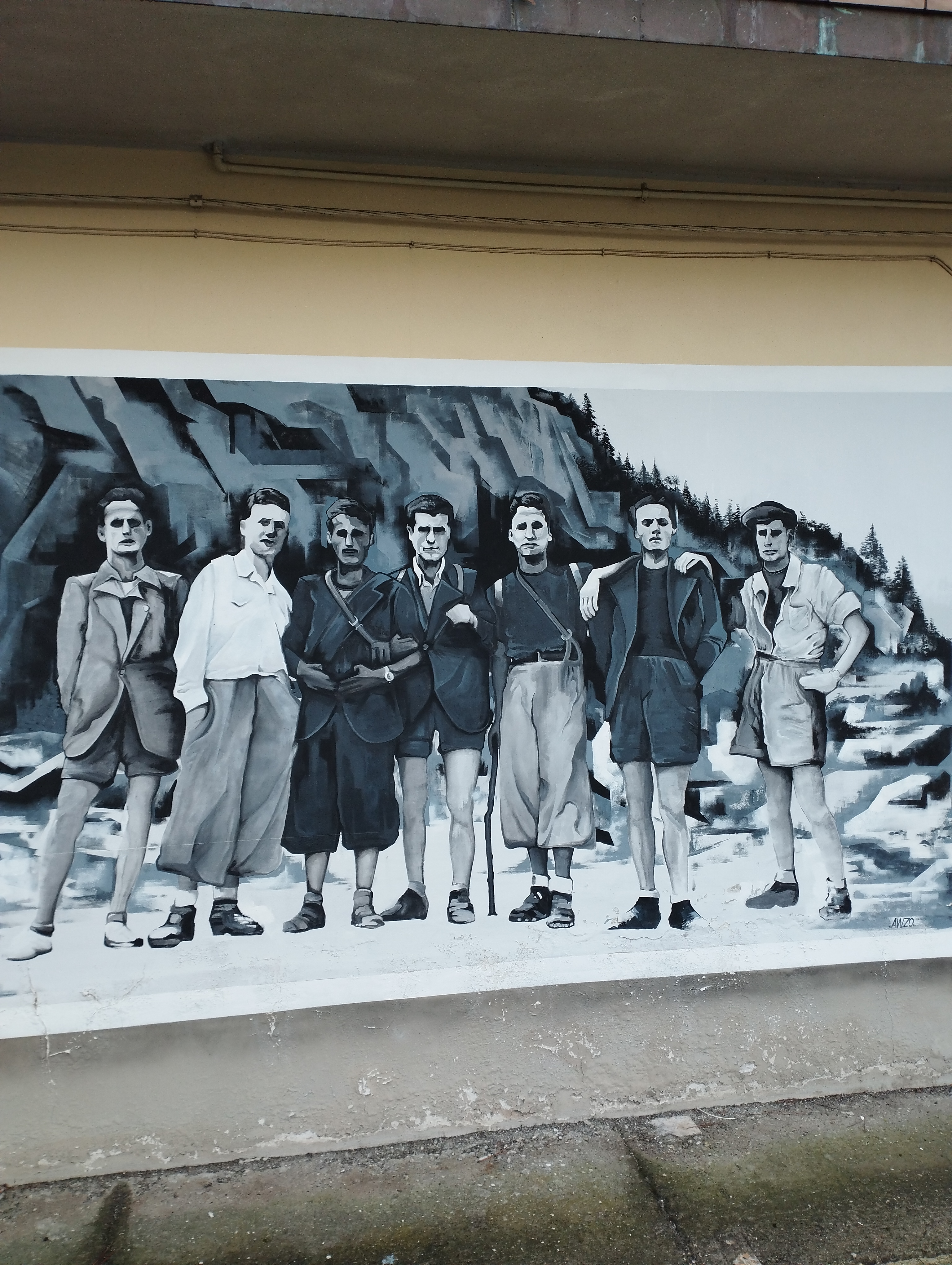 sansepolcro murales via xxv aprile