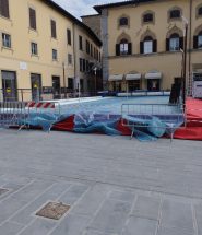 sansepolcro piazza torre berta pista pattinaggio ghiaccio