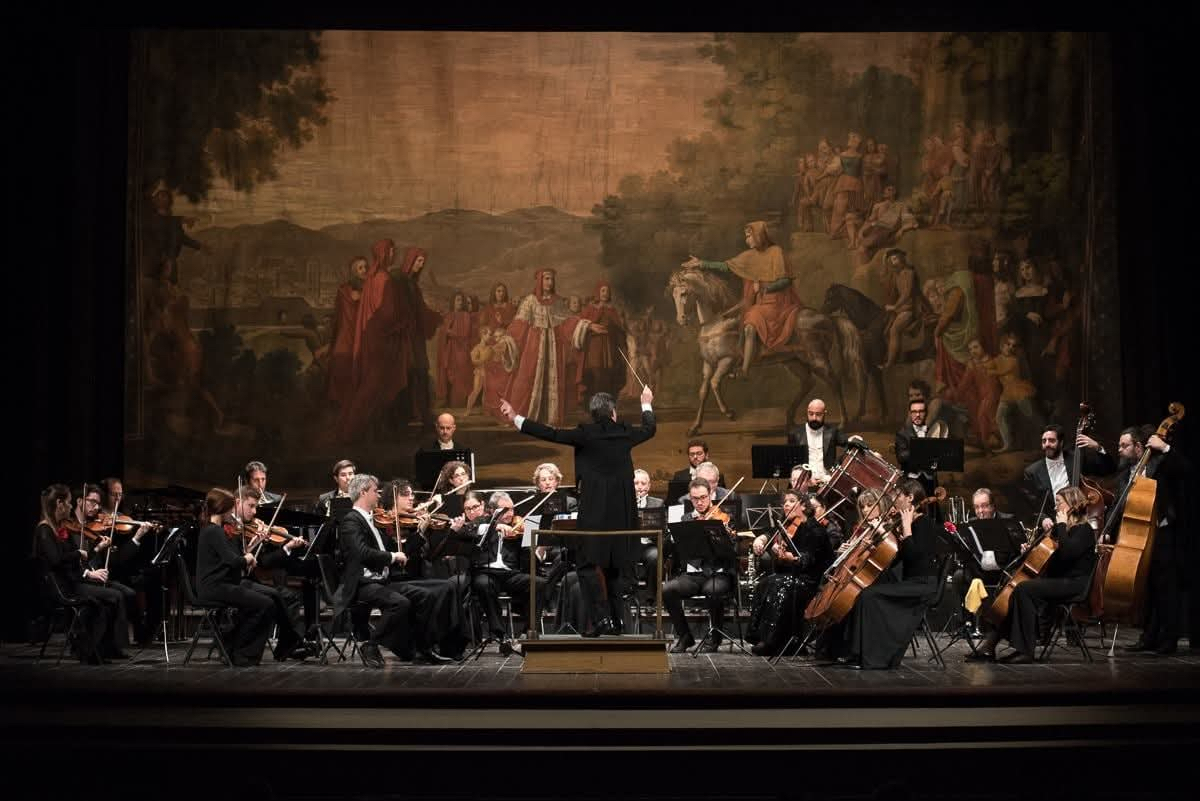 nella foto di erica andreini oida capodanno teatro petrarca