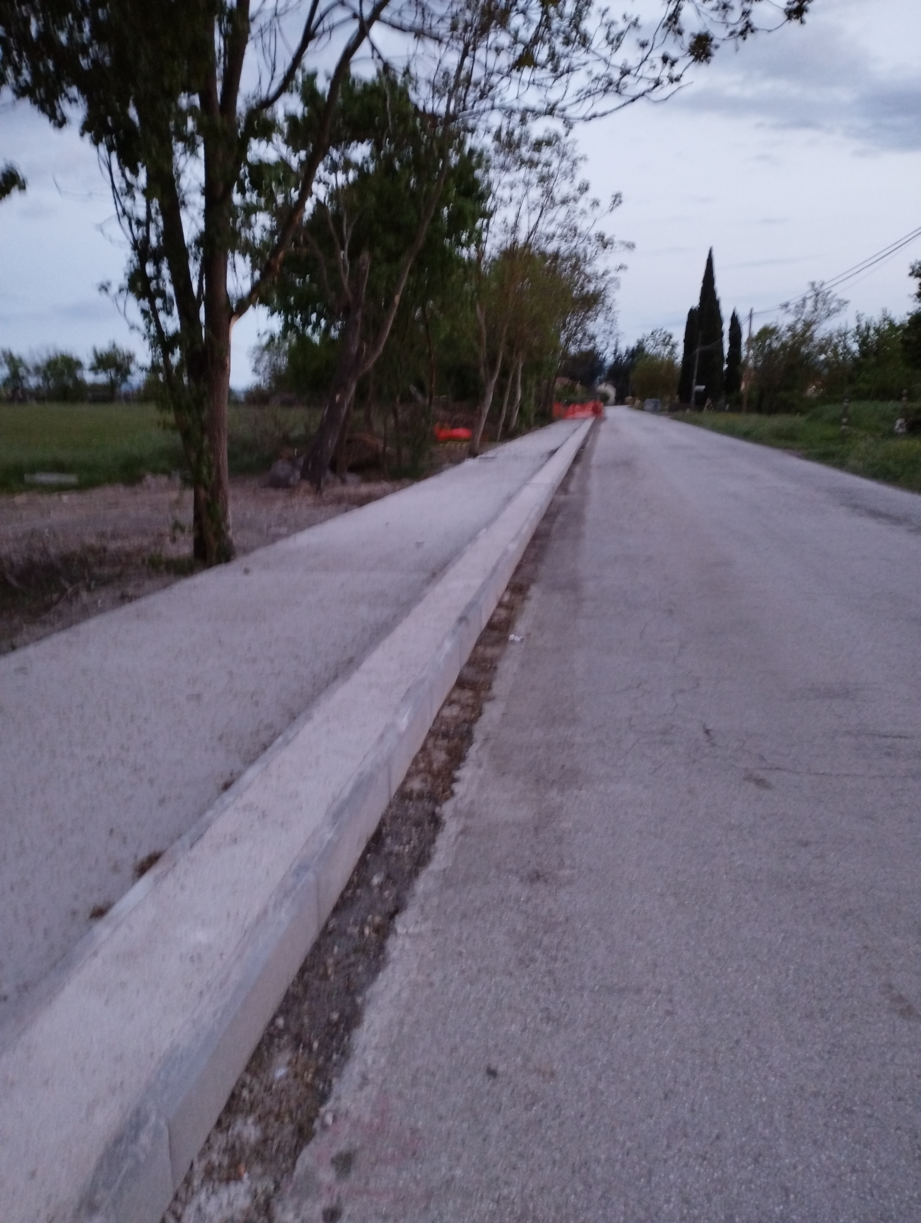 sansepolcro frazione trebbio pista ciclopedonale