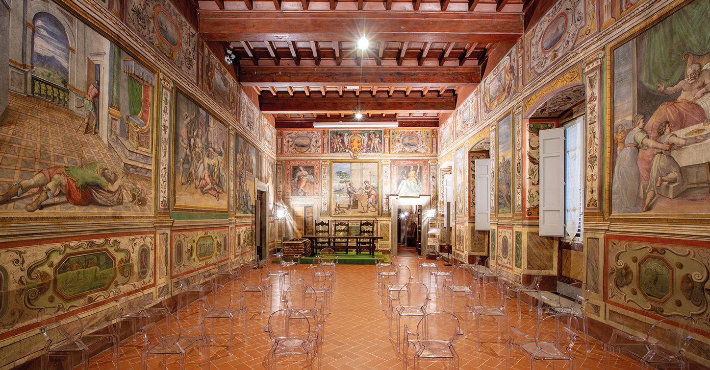 arezzo palazzo vescovile sala giustizia